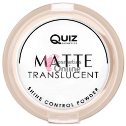 Pudra matifianta translucida pentru fata Quiz Fix &Matt de 10g, art 14401 Alb translucid